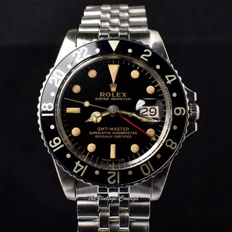 1979 rolex gmt master dial history|rolex gilt dial 1675.